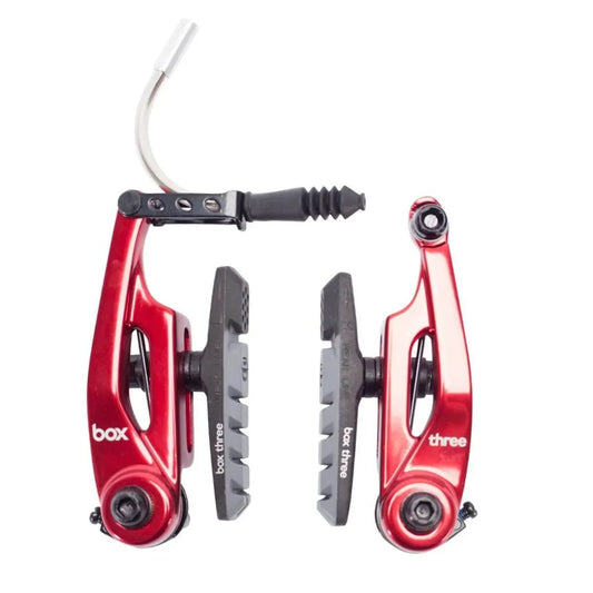 Box Three BMX Race V-Brakes - Red