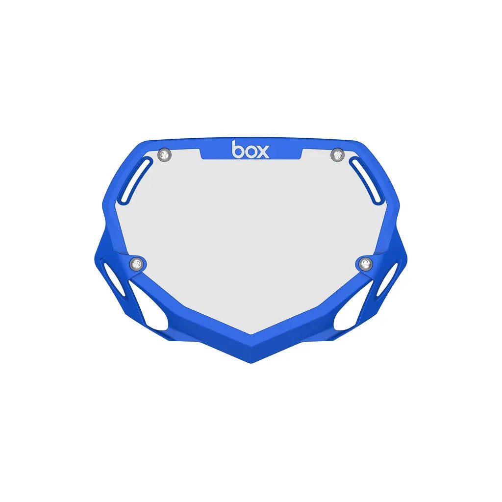 Box Two BMX Race Number Plate - Blue
