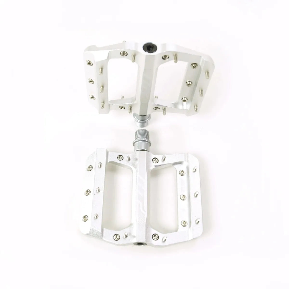 HT AE12 SX BMX Race/MTB/Downhill Flat Pedals - Silver