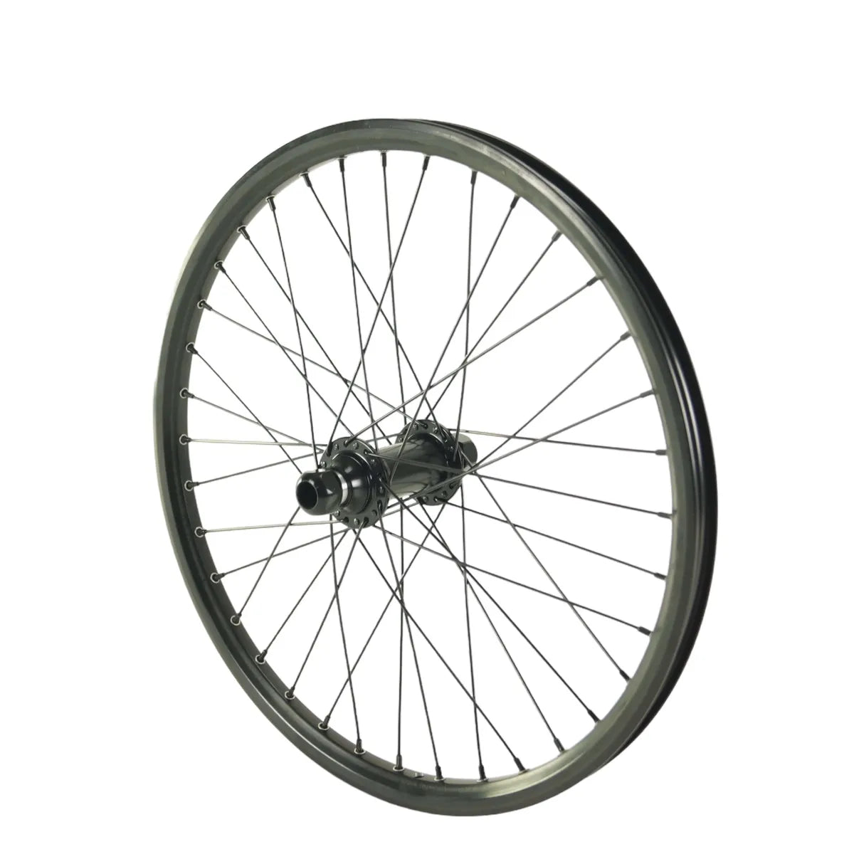 LB Through Axle BMX Race Front Wheel - 36H - 20mm - Black