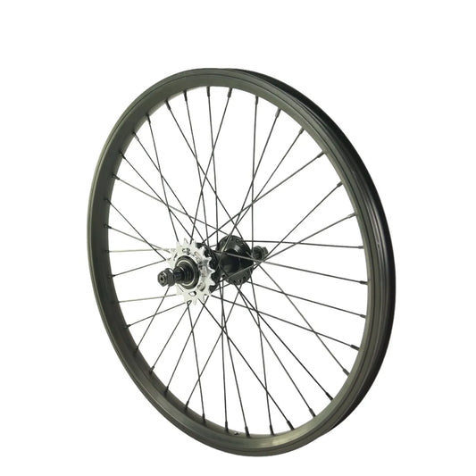 LB Male Axle 4 Pawl Cassette Hub Rear BMX Race Wheel - 36H - Black