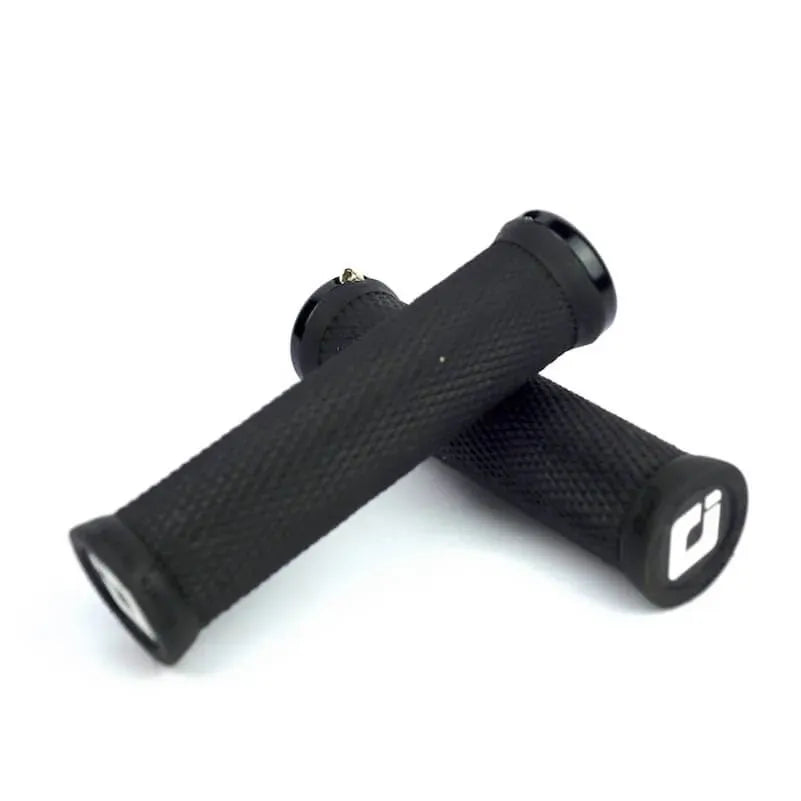 ODI Elite Motion Lock-On BMX Race/MTB/Downhill Grips - 135mm - Black/Black Clamps