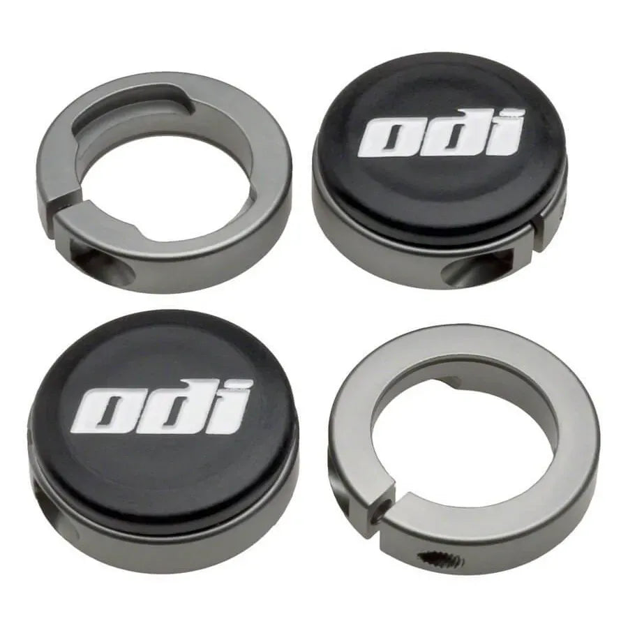 ODI Lock-On Jaw BMX Race/MTB/Downhill Grip Clamps - Grey