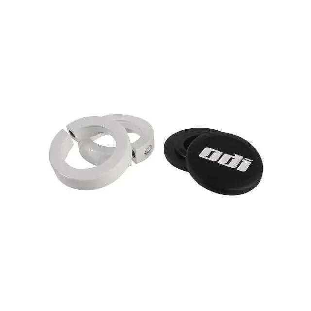 ODI Lock-On Jaw BMX Race/MTB/Downhill Grip Clamps - White