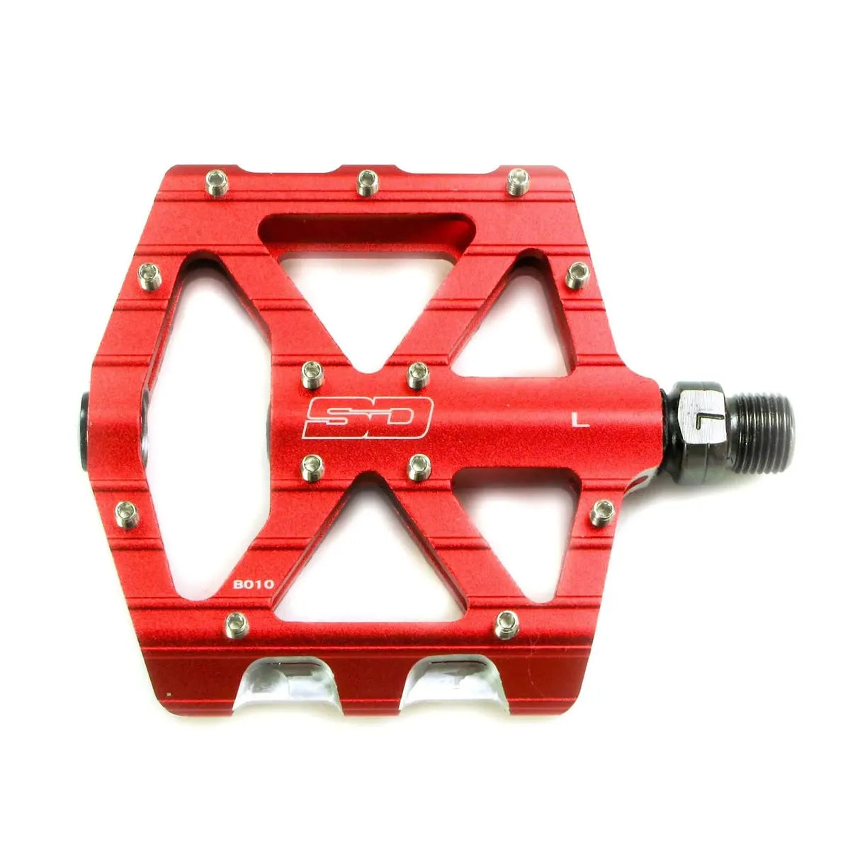 SD CNC V2 Expert BMX Race/MTB/Downhill Flat Pedals - Red