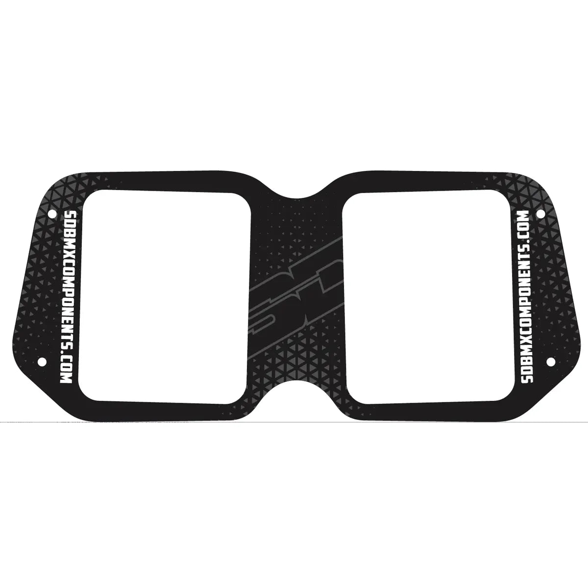 SD BMX Race Sideplate V2 - Black/Grey/White