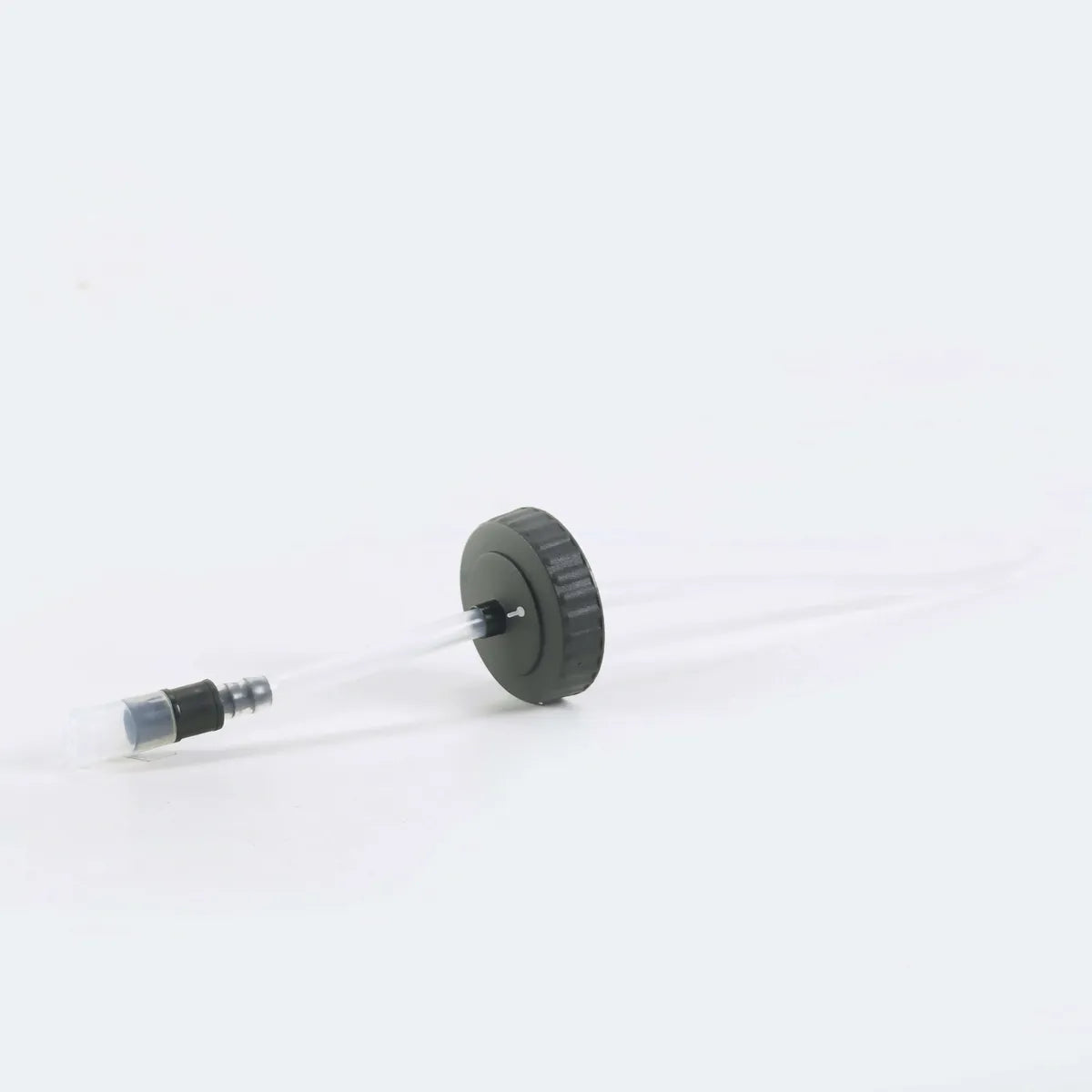 SD Water Spare Bottle Cap + Straw Black