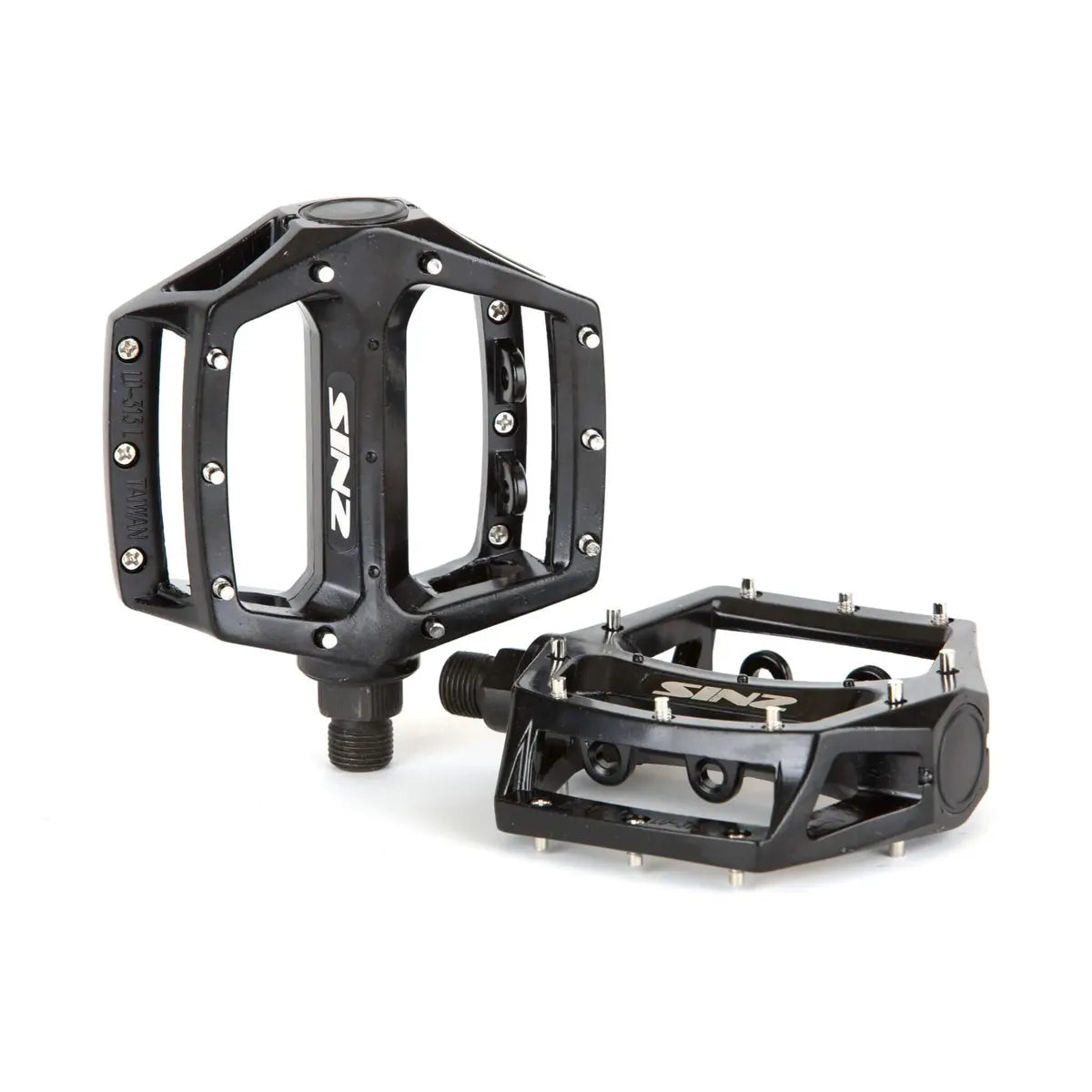 Sinz Platform BMX Race/MTB/Downhill Flat Pedals - Black