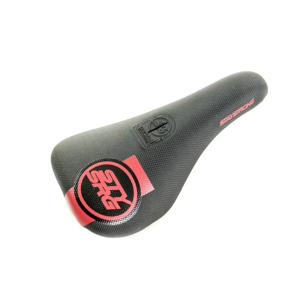 Stay Strong Icon Slim Pivotal BMX Race/MTB/Downhill Seat - Red Print