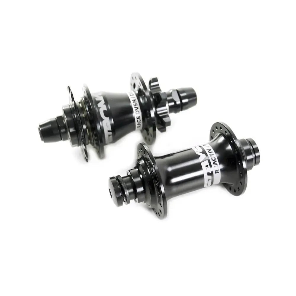 Stay Strong Reactiv Disc BMX Race Hubset - 36H - Black