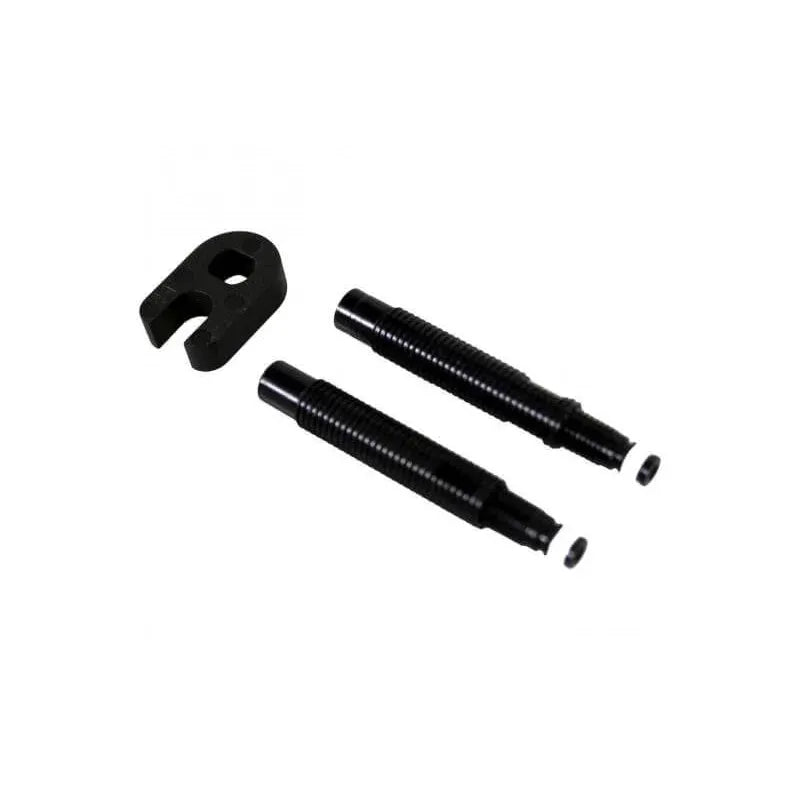 Schwalve Valve Extender - 2Pcs - 30mm - Black