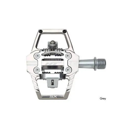 HT T2 SX BMX Race/MTB/Downhill Clip Pedals - Grey