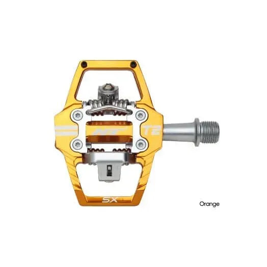 HT T2 SX BMX Race/MTB/Downhill Clip Pedals - Orange