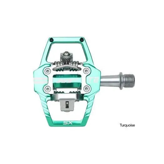 HT X2 SX BMX Race/MTB/Downhill Clip Pedals - Turquoise