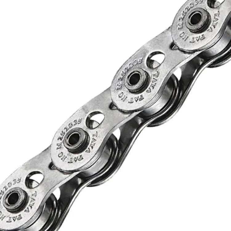 Taya Super Single Alpha Halflink 3/32 BMX Race Chain - Silver