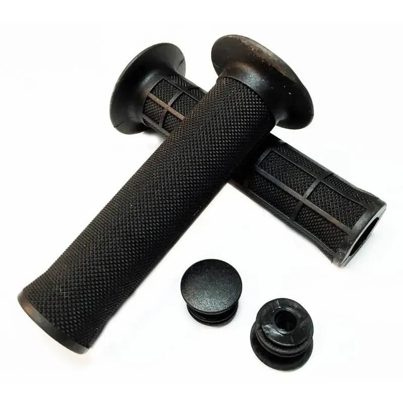 Universal No-Lock BMX Race/MTB/Downhill Grips - 130mm - Black