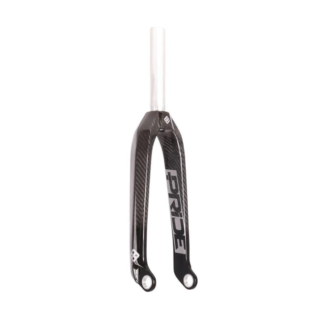 Pride Racing Apex Carbon BMX Race Fork - 20mm - 3K Gloss Black