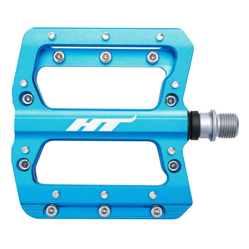 HT AN14A SX BMX Race/MTB/Downhill Flat Pedals - Marine Blue