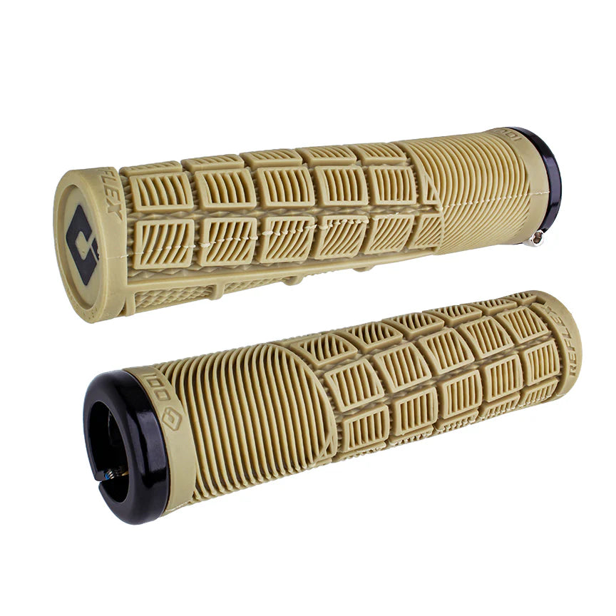 ODI Reflex V2.1 Lock-On BMX Race/MTB/Downhill Grips - 135mm - Tan