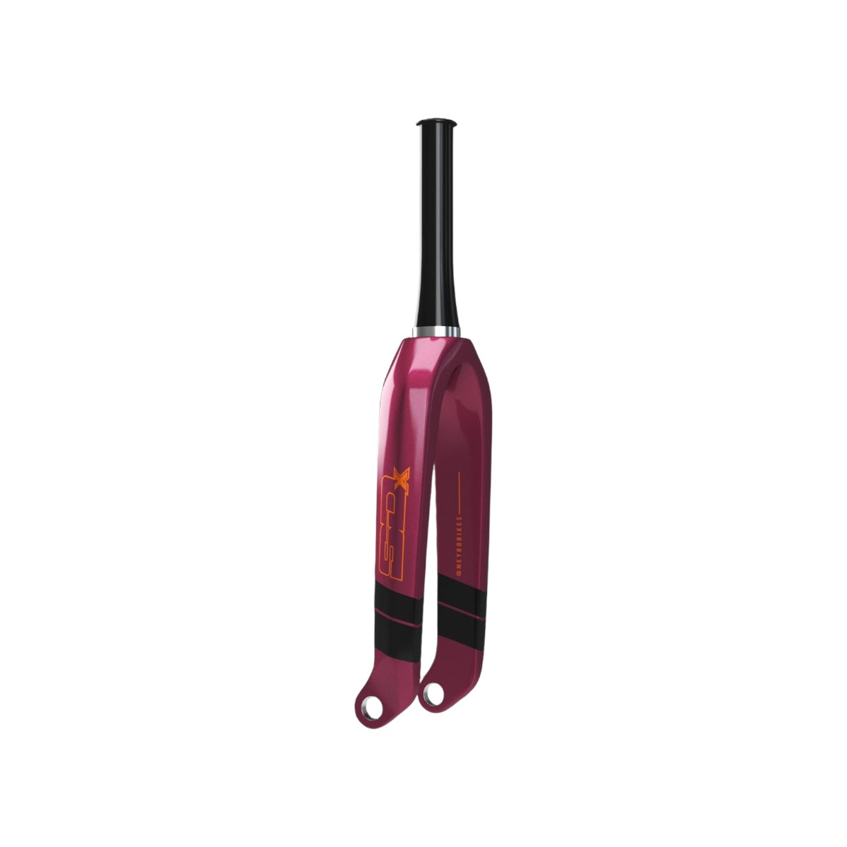 SD Expert V2 Carbon BMX Race Fork - 10mm - Berry/Orange/Black