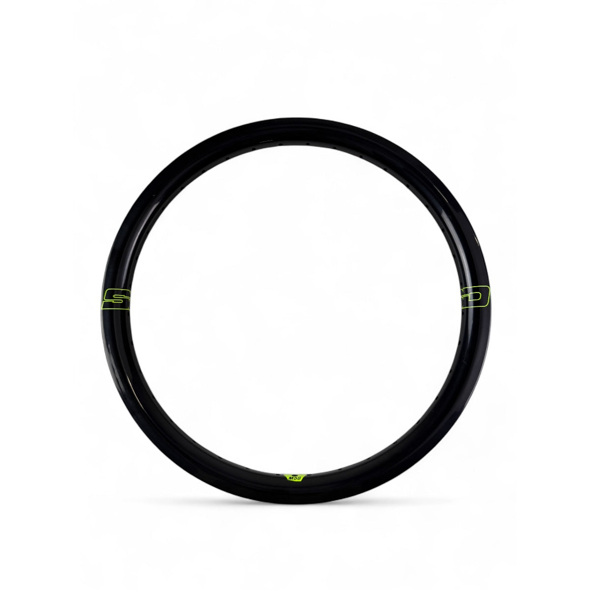 SD-X M58 V2 Disc/Front BMX Race Rim - 36H - Shiny Black/Neon Yellow