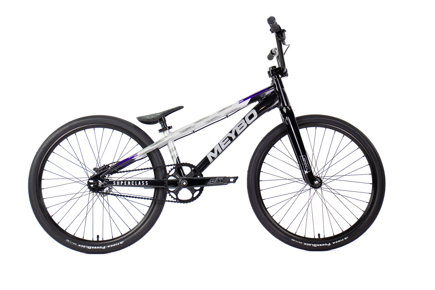 Meybo Superclass 2026 BMX Race Bike - Black/Grey/Purple