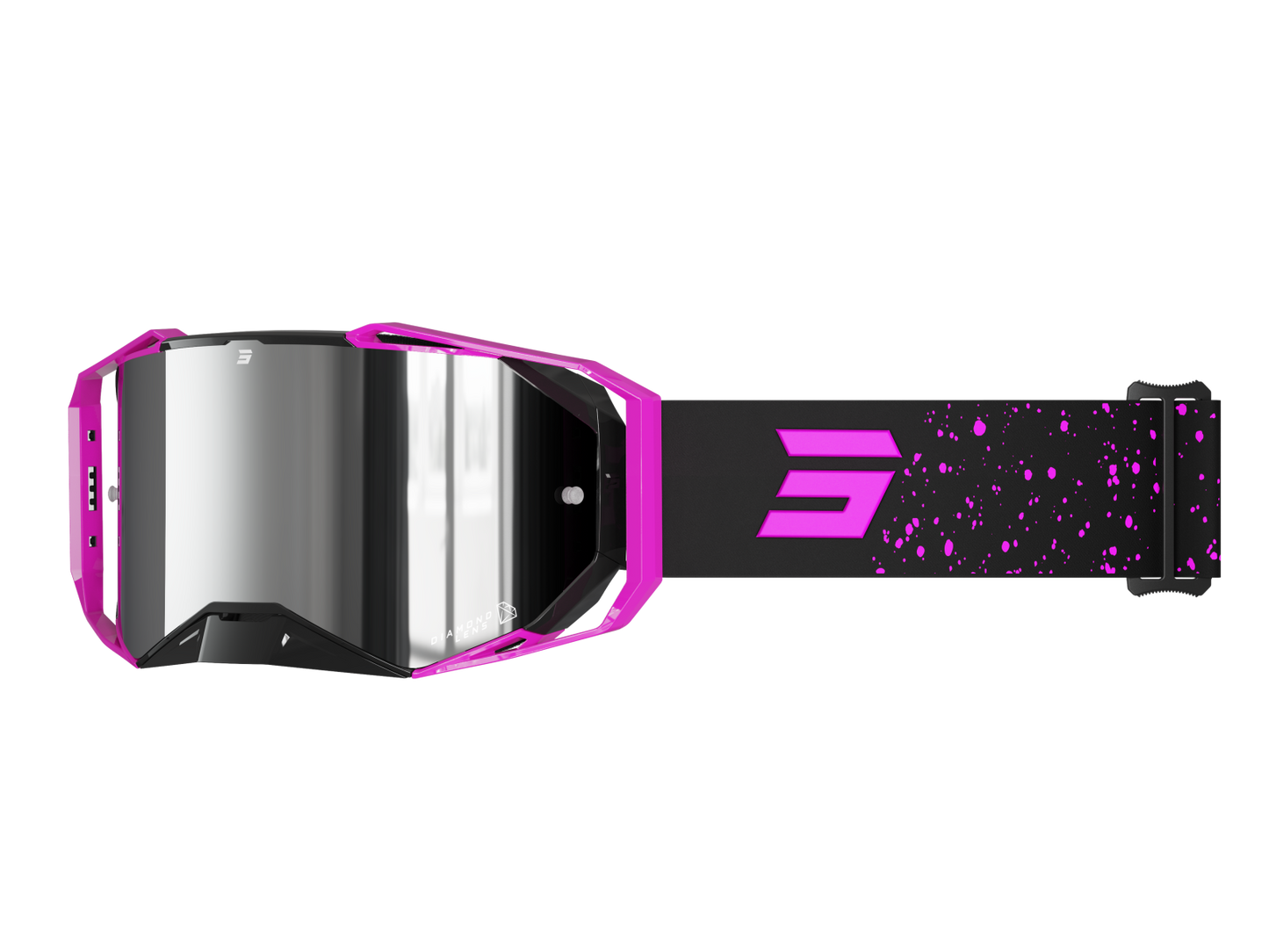 Shot Lite BMX Race/Downhill Goggles - Mist Pink Glossy