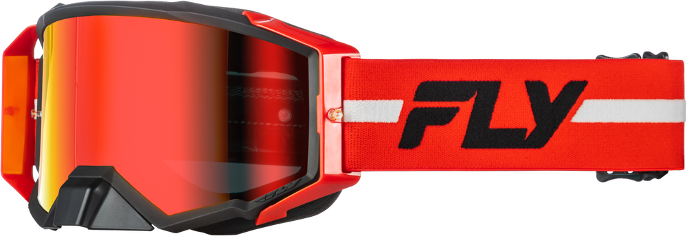 Fly Racing Zone Pro BMX Race/MTB/Downhill Goggles - Red/Black/Grey