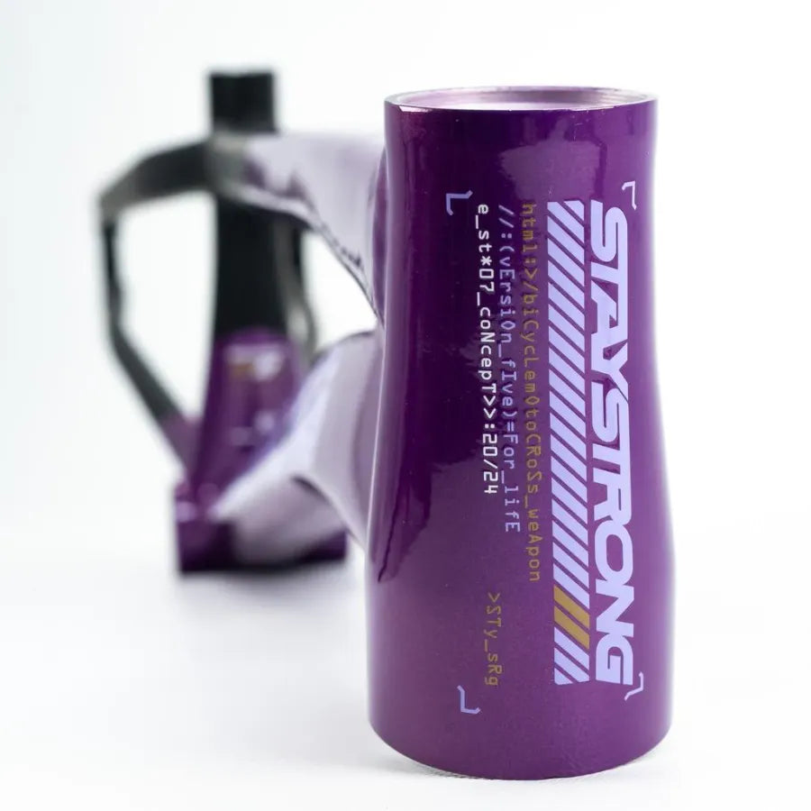 Stay Strong V5 Disc Only BMX Race Frame 2025 - Purple/Black