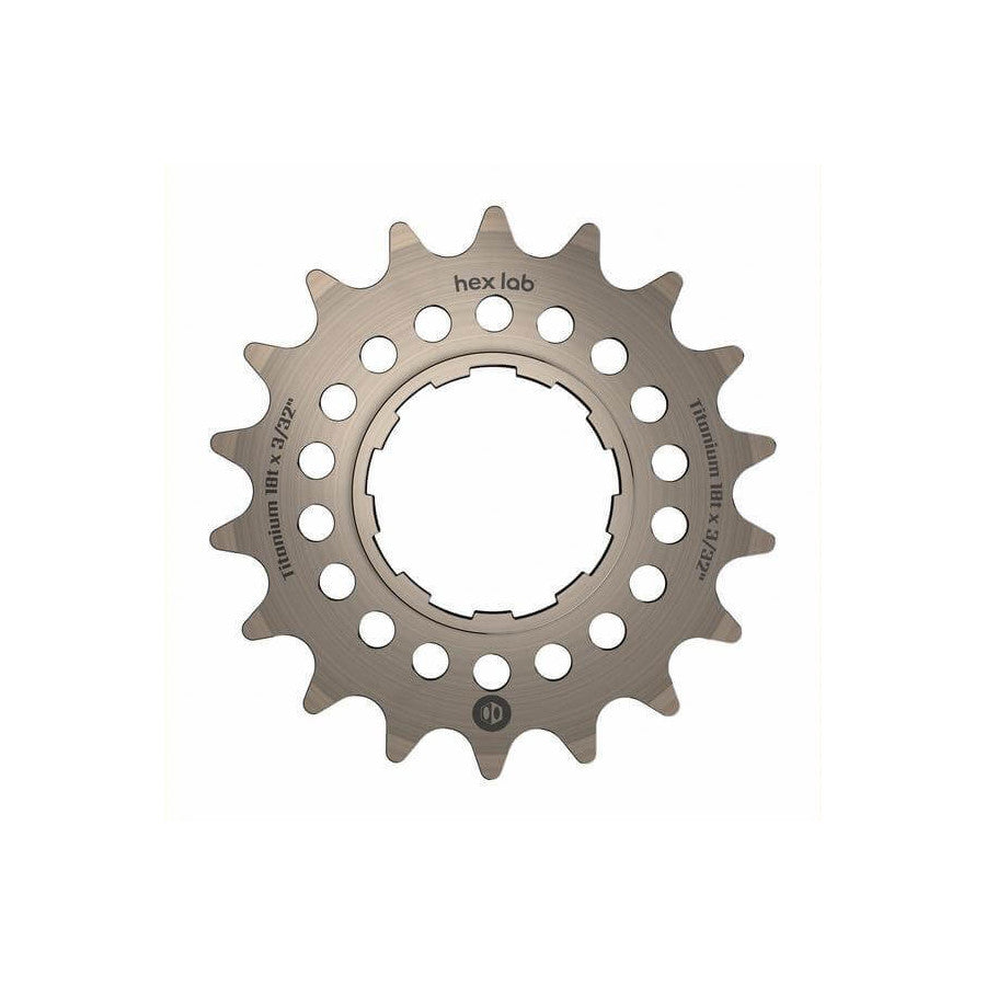 Box Hex Lab Single Speed Titanium Race Rear Cog Natural
