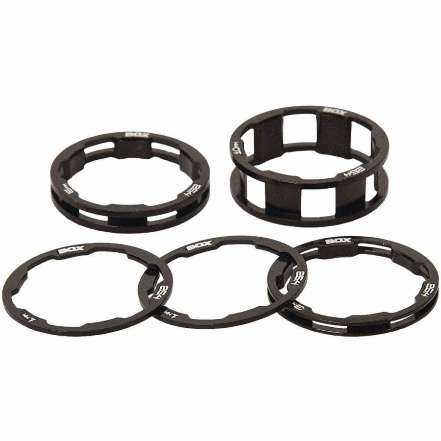 Box One BMX Race Stem Spacer Kit - Black