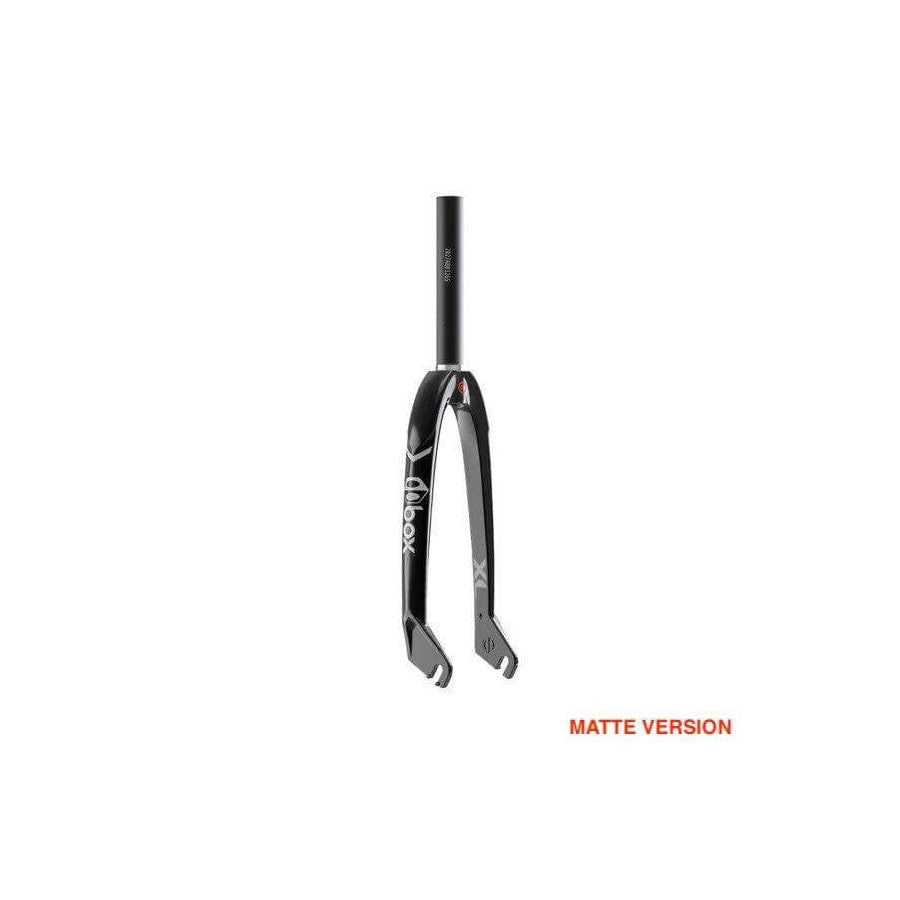 Box One XL Pro Lite Carbon BMX Race Fork - Matte Black