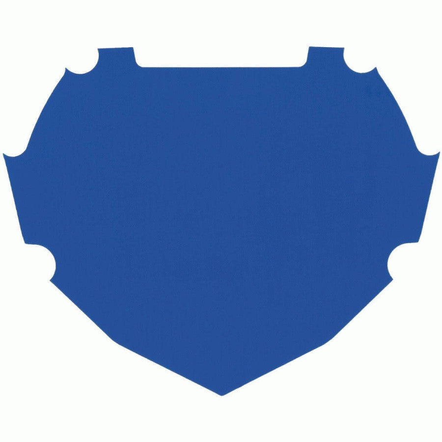 Box Two BMX Race Number Plate Decal - Blue