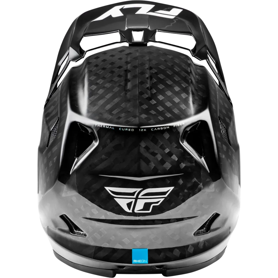 Fly Racing Werx-R Flow Carbon BMX Race/MTB/Downhill Helmet - Black