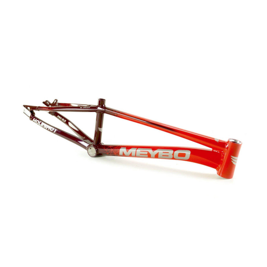 Meybo Holeshot 2024 BMX Race Frame - Fire/Red/Grey