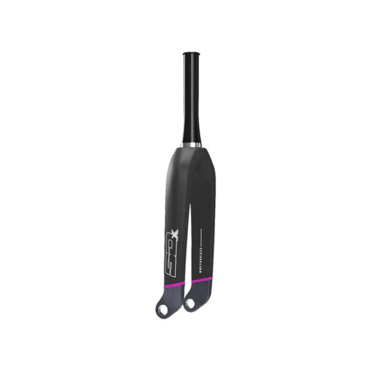 SD Tapered Carbon BMX Race Fork V2 Pro - 20mm - Matte Black/Pink/Grey