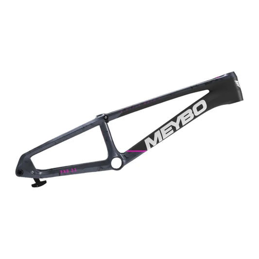 Meybo HSX 2026 Carbon BMX Race Frame - Black/Pink/Grey