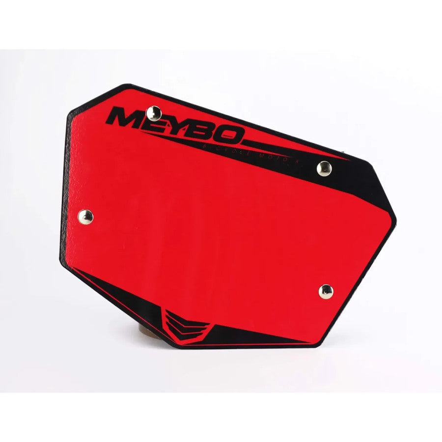 Meybo V2.0 Front BMX Race Number Plate - Red