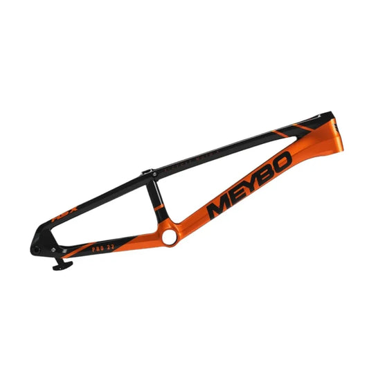 Meybo HSX 2025 Carbon BMX Race Frame - Black/Orange