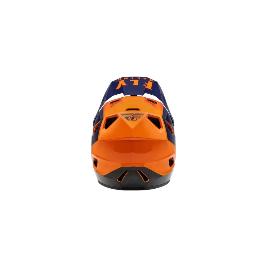 Fly Racing Rayce BMX Race/MTB/Downhill Helmet - Navy/Orange/Red