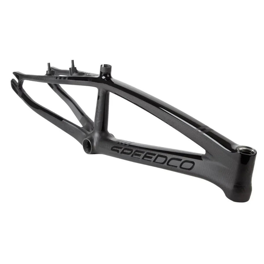 SpeedCo Velox V3 Carbon BMX Race Frame Stealth - Black