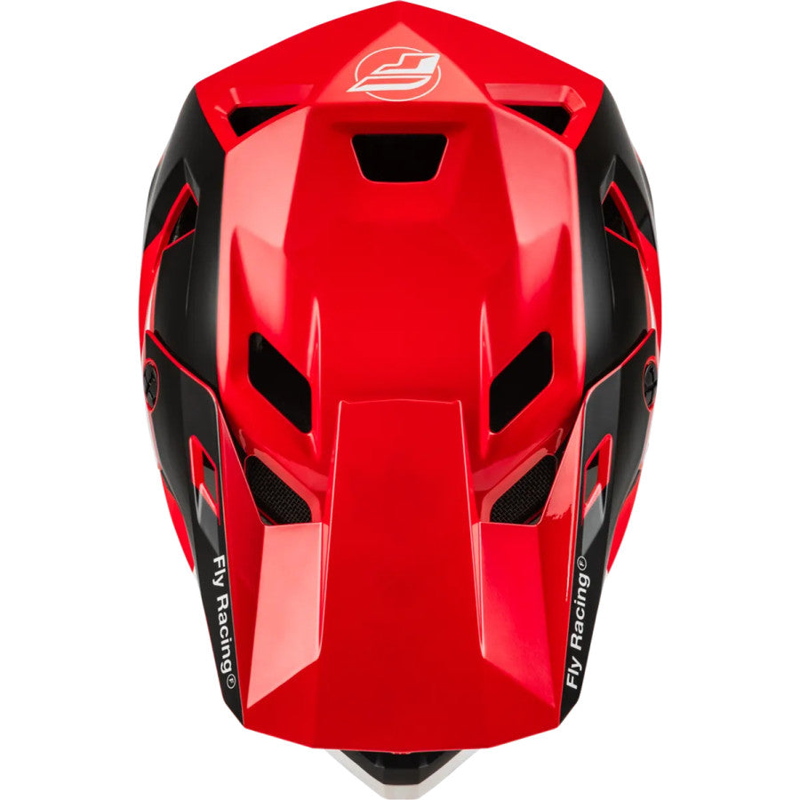 Fly Racing Rayce BMX Race/MTB/Downhill Helmet - Red/Black/White