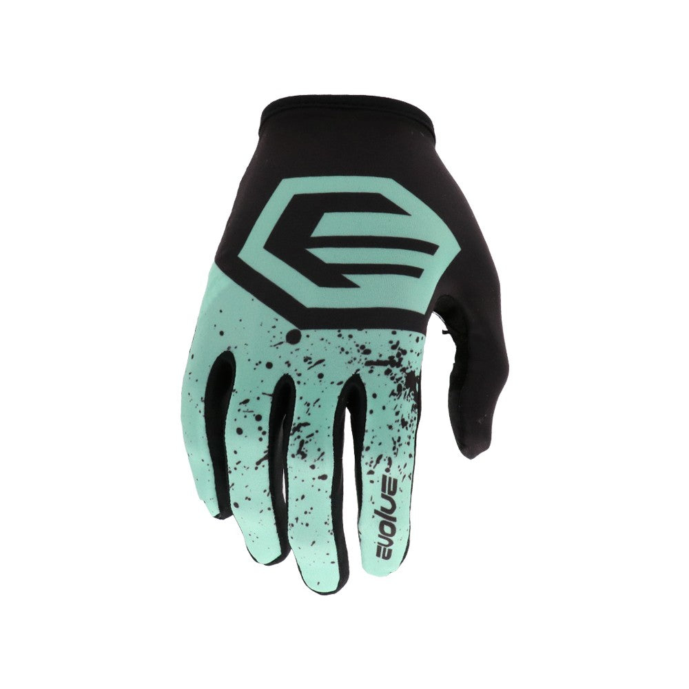 EVOLVE SPLATTER ADULT GLOVES NEO MINT/BLACK
