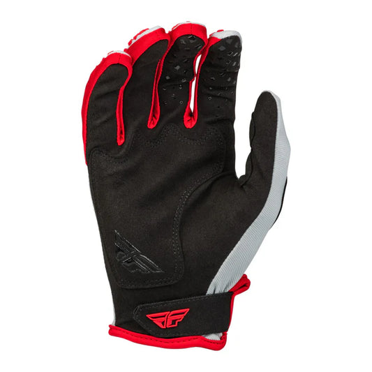 Fly Racing Kinetic 2023 BMX Race/MTB/Downhill Gloves - Red/Grey