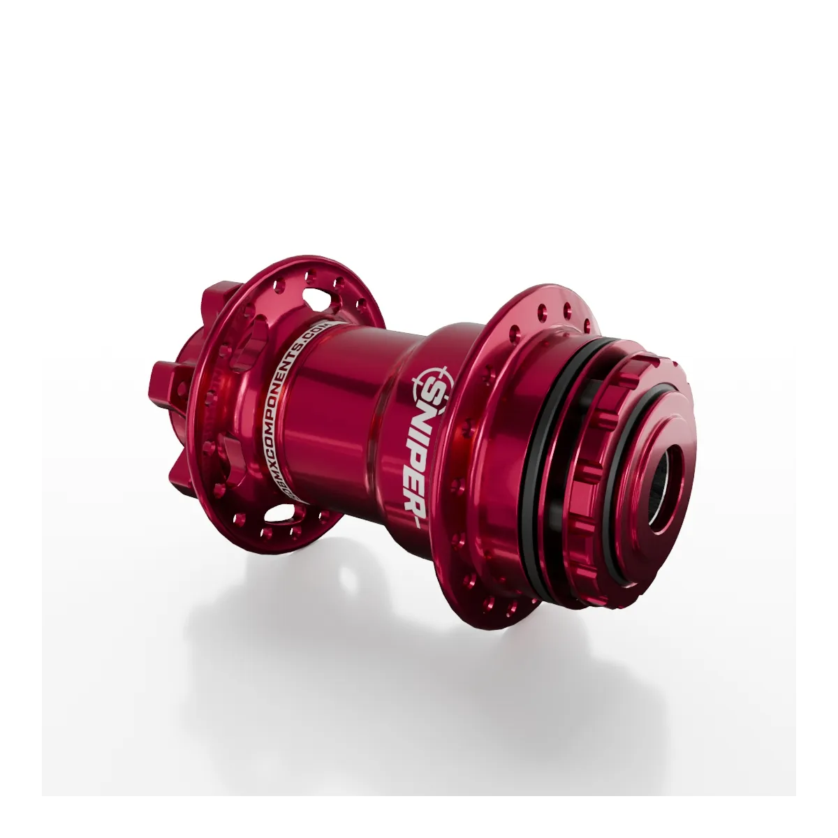 SD-X Sniper Evo Pro HSX Rear BMX Race Hub - 15mm - 36H - Red