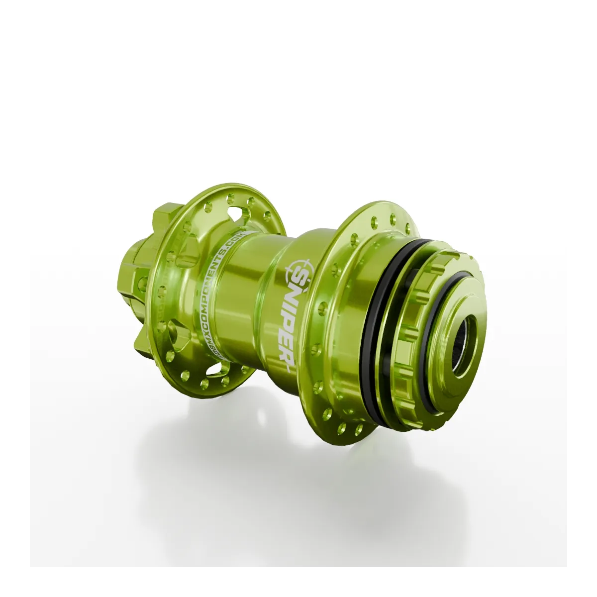 SD-X Sniper Evo Pro Rear BMX Race Hub - 15mm - 36H - Lime