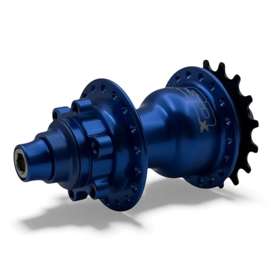 SD-X Sniper Expert Disc Rear BMX Race Hub - 10mm - Blue