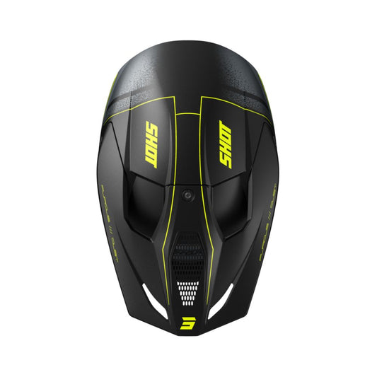 Shot Furious Helmet - Dust Neon Yellow Matt