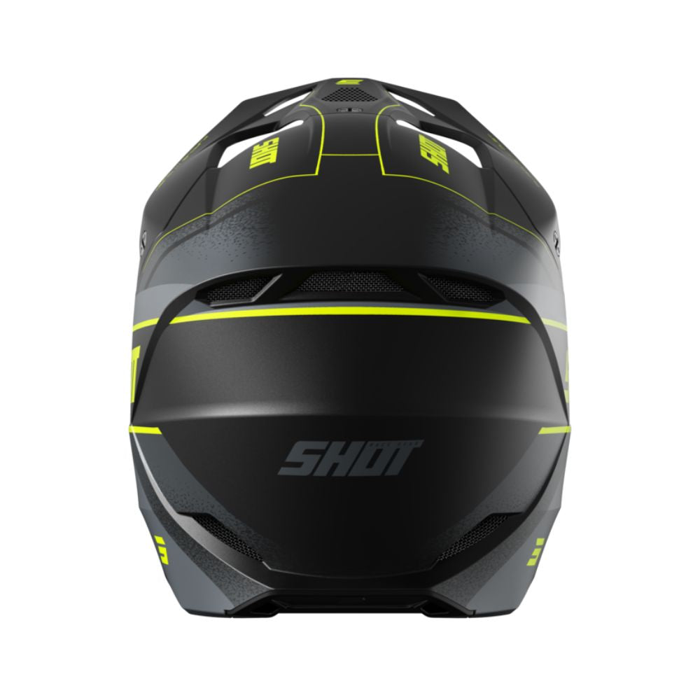 Shot Furious Helmet - Dust Neon Yellow Matt