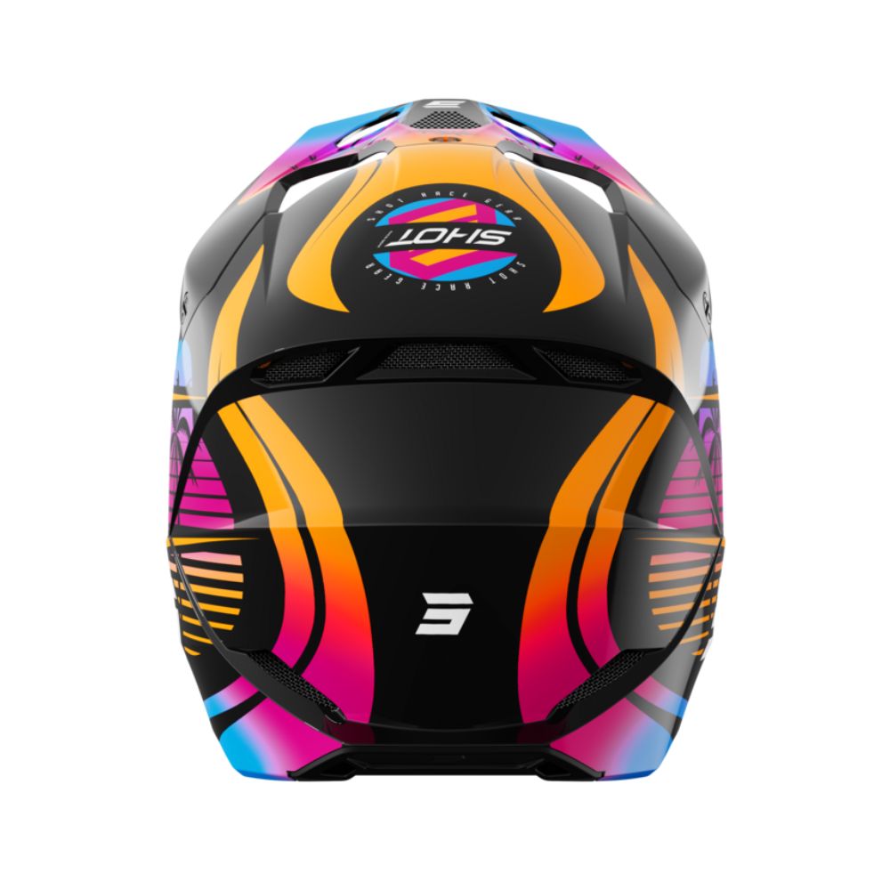 Shot Furious Helmet - Miami Orange Glossy